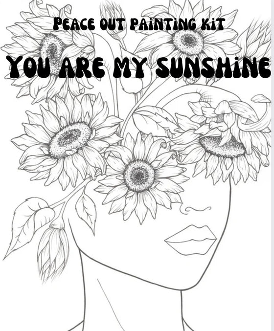 You are my sunshine painting kit